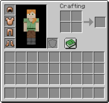 玩家身上的损坏的盔甲模型